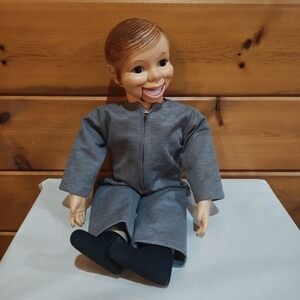 70's WILLIE TALK 23" Ventriloquist Dummy Horsman Puppet Doll NONFUNCTIONAL